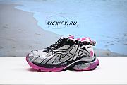 BALICIAGA Pink Metallic Runners W3RBW - 3